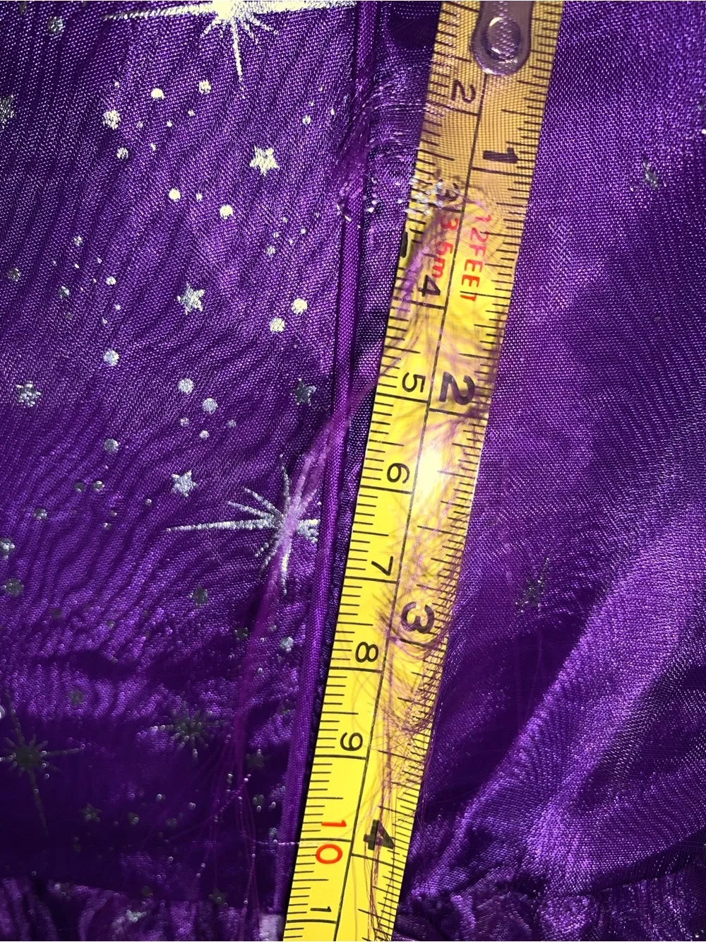 Size: 8 Purple Starry Princess/Fairy Costume Dress